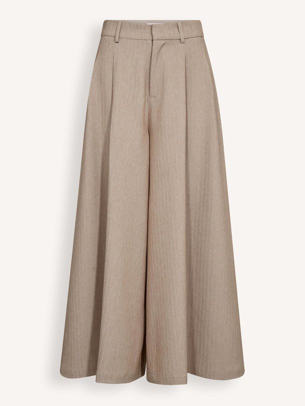 Ontdek de Marlo geweven broek van Co'Couture in de kleur Zand bij Orangebag. Op werkdagen voor 21:45 besteld, morgen in huis.
