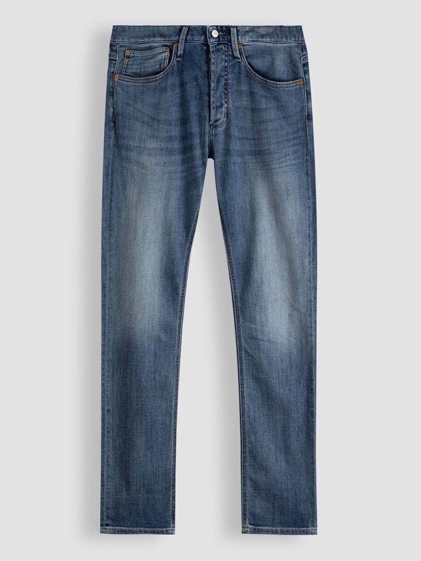 Denham Razor - Regular Waist Slim Fit Jeans - Blauw Ontdek de Razor regular waist slim fit jeans van Denham in de kleur blauw bij Orangebag. Op werkdagen voor 21:45 besteld, morgen in huis.