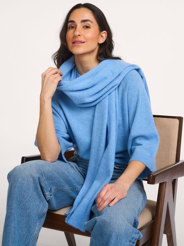 Ontdek de Organic cashmere trui van Repeat in de kleur Blauw bij Orangebag. Op werkdagen voor 21:45 besteld, morgen in huis.