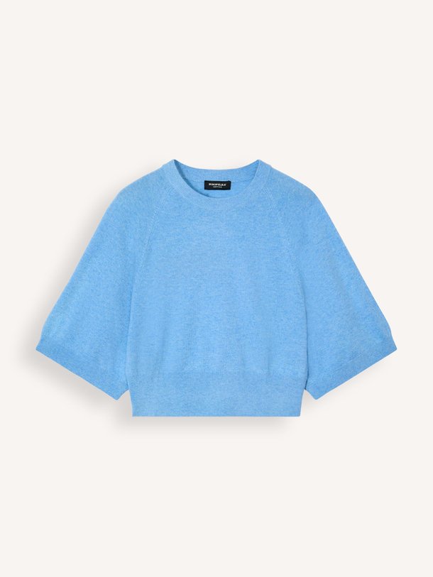 Ontdek de Organic cashmere trui van Repeat in de kleur Blauw bij Orangebag. Op werkdagen voor 21:45 besteld, morgen in huis.