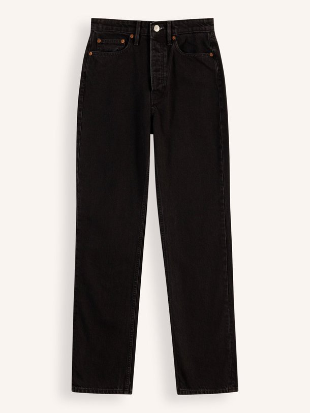 Ontdek de Suki Nero high waist straight fit jeans van Denham in de kleur zwart bij Orangebag. Op werkdagen voor 21:45 besteld, morgen in huis.