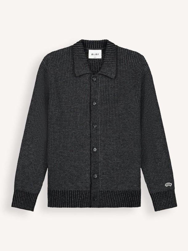 Ontdek de Wolmix rib vest van OLAF in de kleur donkergrijs bij Orangebag. Op werkdagen voor 21:45 besteld, morgen in huis.