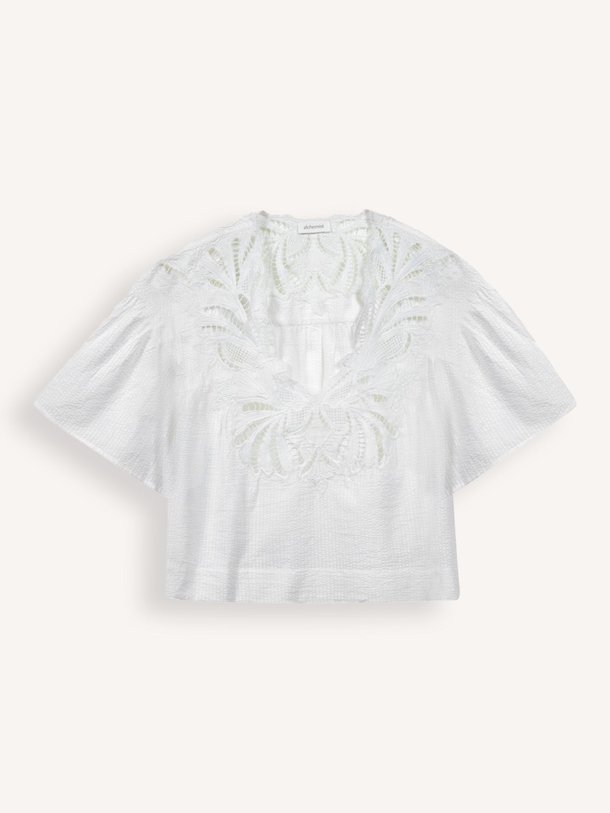 Ontdek de Alyssa katoenen top van Alchemist in de kleur ecru bij Orangebag. Op werkdagen voor 21:45 besteld, morgen in huis.