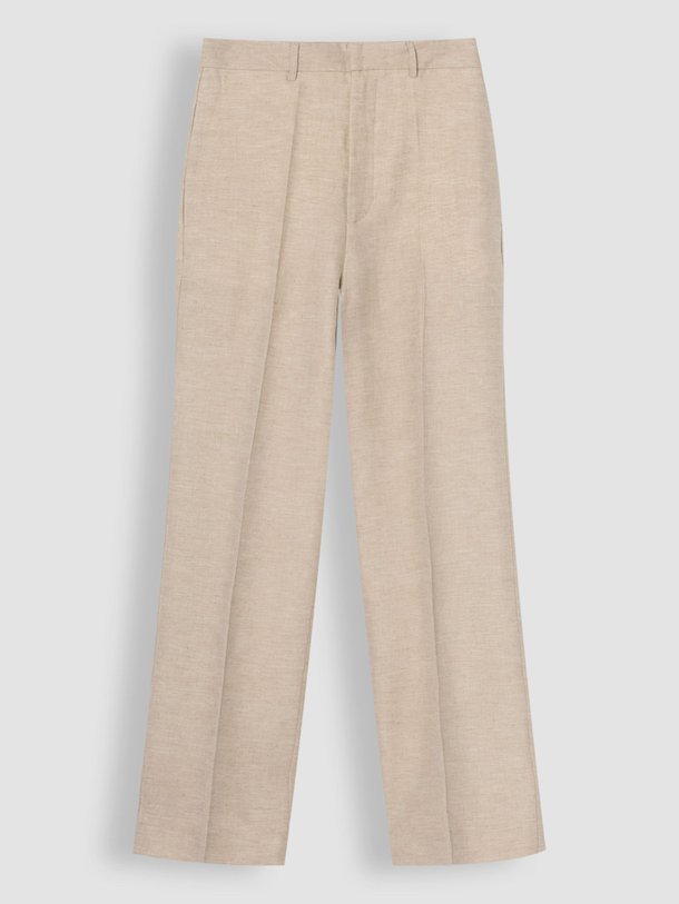 Ontdek de Laura linnen/katoenmix pantalon van Graumann in de kleur zand bij Orangebag. Op werkdagen voor 21:45 besteld, morgen in huis.