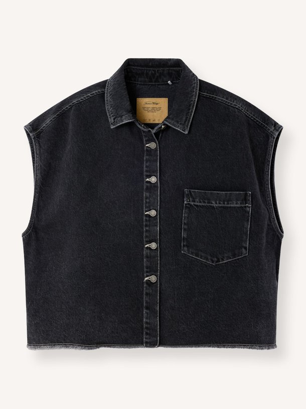 Ontdek de Yopday denim oversized gilet van American Vintage in de kleur Zwart bij Orangebag. Op werkdagen voor 21:45 besteld, morgen in huis.