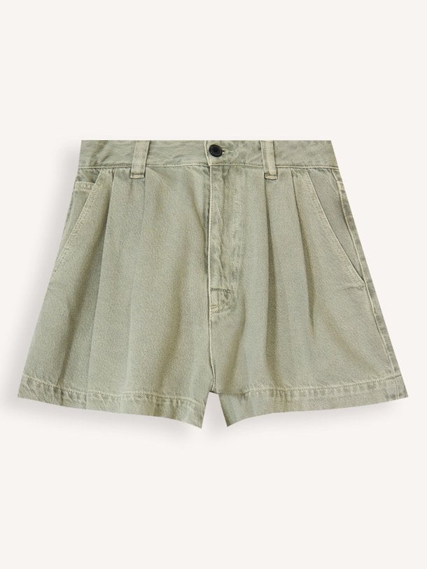 Ontdek de Prisma high waist loose fit short van Bellerose in de kleur Groen bij Orangebag. Op werkdagen voor 21:45 besteld, morgen in huis.