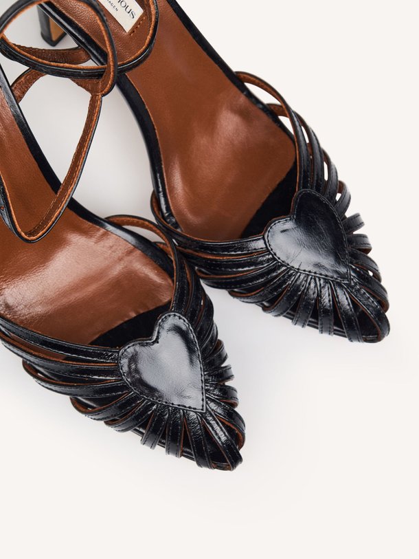 Ontdek de Keesha lederen sandalen van Anonymous Copenhagen in de kleur Zwart bij Orangebag. Op werkdagen voor 21:45 besteld, morgen in huis.