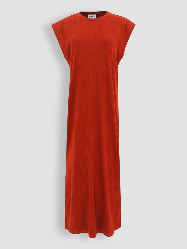 Ontdek de Antonella katoenmix rib maxi jurk van Frnch in de kleur rood bij Orangebag. Op werkdagen voor 21:45 besteld, morgen in huis.