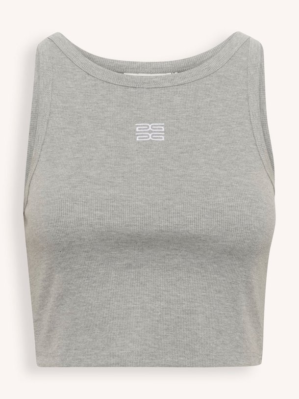 Ontdek de Drew katoenmix cropped gemêleerde tanktop van Gestuz in de kleur grijs bij Orangebag. Op werkdagen voor 21:45 besteld, morgen in huis.