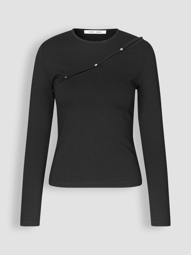 Ontdek de Luanne viscosemix jersey top van Samsoe Samsoe in de kleur zwart bij Orangebag. Op werkdagen voor 21:45 besteld, morgen in huis.