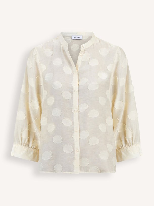Ontdek de Xena viscosemix blouse van Knit-ted in de kleur Crème bij Orangebag. Op werkdagen voor 21:45 besteld, morgen in huis.