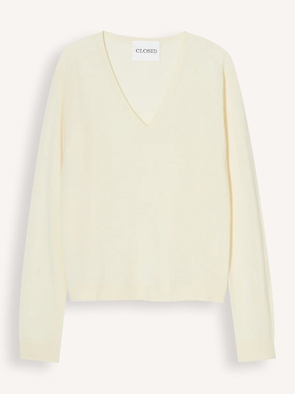 Closed Wol/Zijdemix Longsleeve - Lichtgeel Ontdek de Wol/zijdemix longsleeve van Closed in de kleur lichtgeel bij Orangebag. Op werkdagen voor 21:45 besteld, morgen in huis.