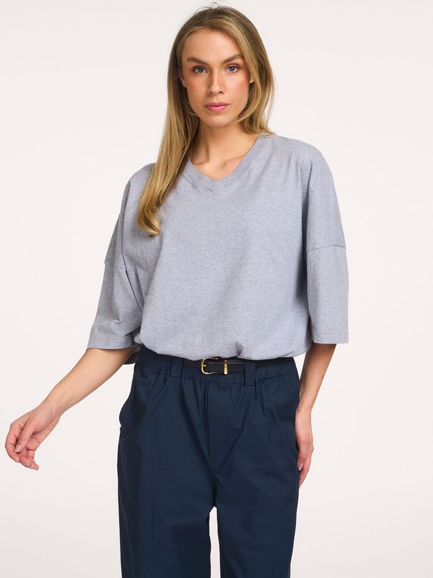 Ontdek de Harlow, katoenen gemêleerd T-shirt van Sea Me Happy bij Orangebag. Op werkdagen voor 21:45 besteld, morgen in huis.