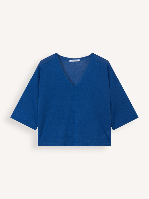 Ontdek de Dorka viscosemix top met glitters van La Fee Maraboutee in de kleur blauw bij Orangebag. Op werkdagen voor 21:45 besteld, morgen in huis.