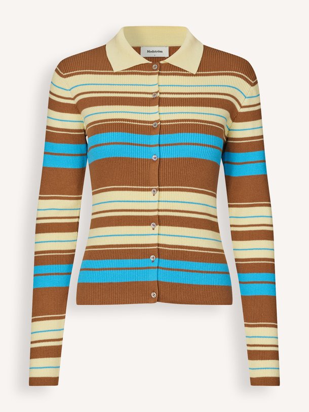Ontdek de Aslan organic cotton gestreepte polo longsleeve van Modstrom in de kleur Bruin bij Orangebag. Op werkdagen voor 21:45 besteld, morgen in huis.