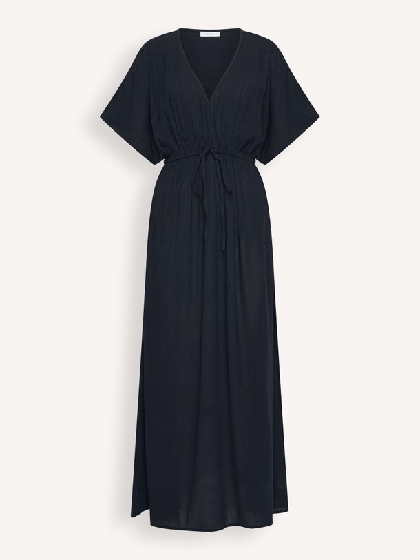 Ontdek de Katoen/viscosemix maxi jurk van By-Bar in de kleur Donkerblauw bij Orangebag. Op werkdagen voor 21:45 besteld, morgen in huis.