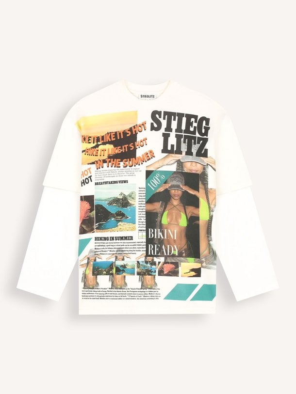 Ontdek de Dennis katoenen oversized longsleeve van Stieglitz in de kleur Off-white bij Orangebag. Op werkdagen voor 21:45 besteld, morgen in huis.