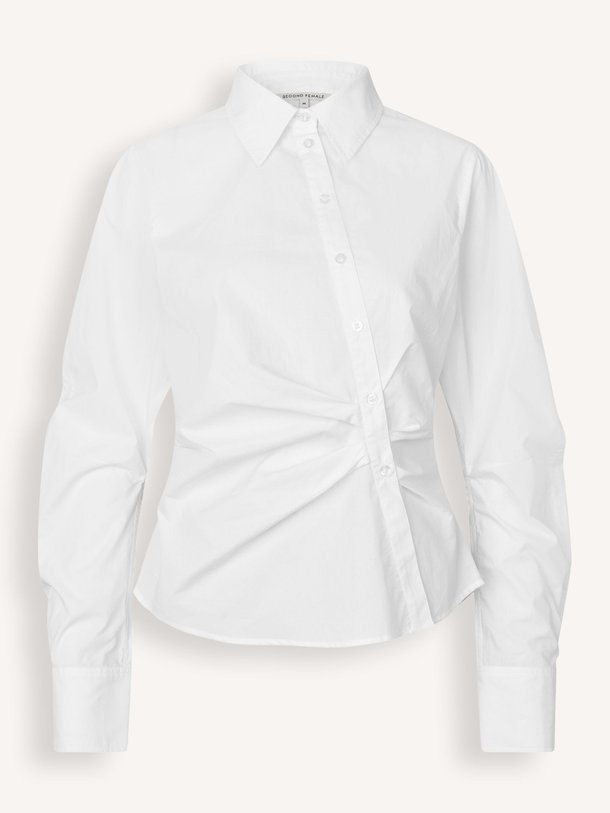 Ontdek de Hill organic cotton blouse van Second Female in de kleur Wit bij Orangebag. Op werkdagen voor 21:45 besteld, morgen in huis.