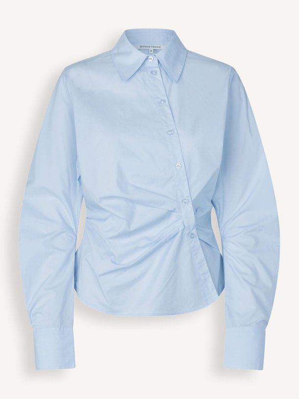 Ontdek de Hill organic cotton blouse van Second Female in de kleur Lichtblauw bij Orangebag. Op werkdagen voor 21:45 besteld, morgen in huis.