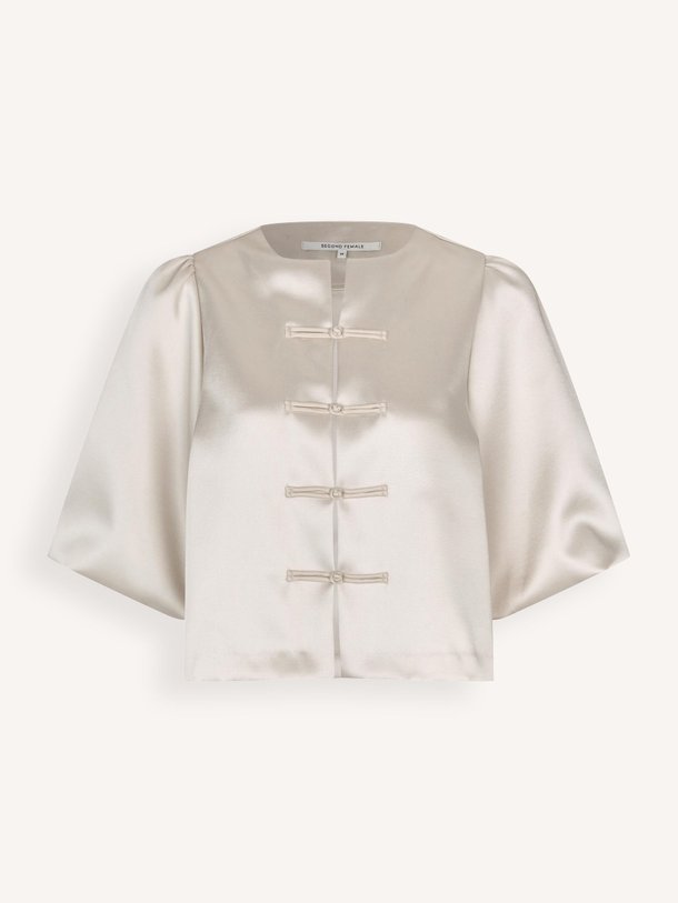 Ontdek de Perlla, viscosemix blouse van Second Female bij Orangebag. Op werkdagen voor 21:45 besteld, morgen in huis.