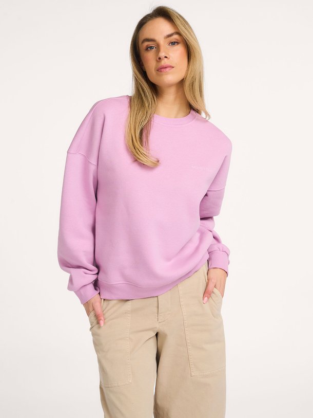 Ontdek de Paula organic cotton mix sweater van Modstrom in de kleur Mauve bij Orangebag. Op werkdagen voor 21:45 besteld, morgen in huis.
