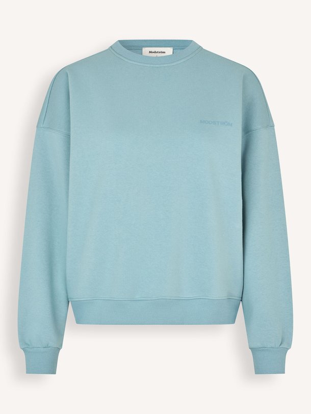 Ontdek de Paula organic cottonmix sweater van Modstrom in de kleur Blauwgrijs bij Orangebag. Op werkdagen voor 21:45 besteld, morgen in huis.