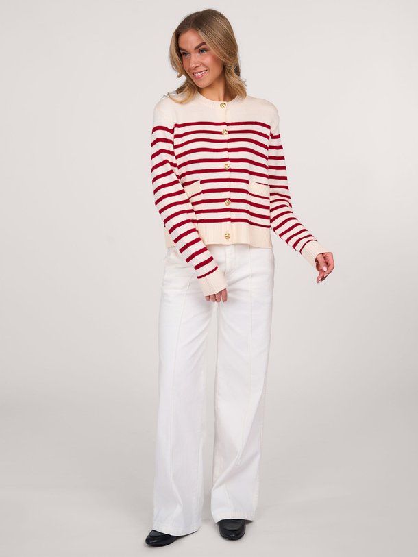 Ontdek de High waist wide leg stretch jeans van Sofie Schnoor in de kleur off-white bij Orangebag. Op werkdagen voor 21:45 besteld, morgen in huis.