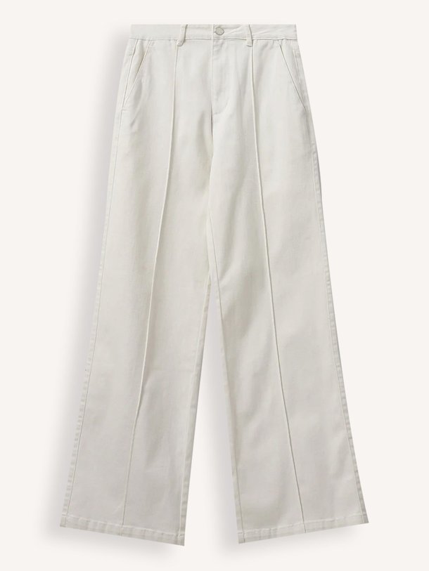 Ontdek de High waist wide leg stretch jeans van Sofie Schnoor in de kleur off-white bij Orangebag. Op werkdagen voor 21:45 besteld, morgen in huis.