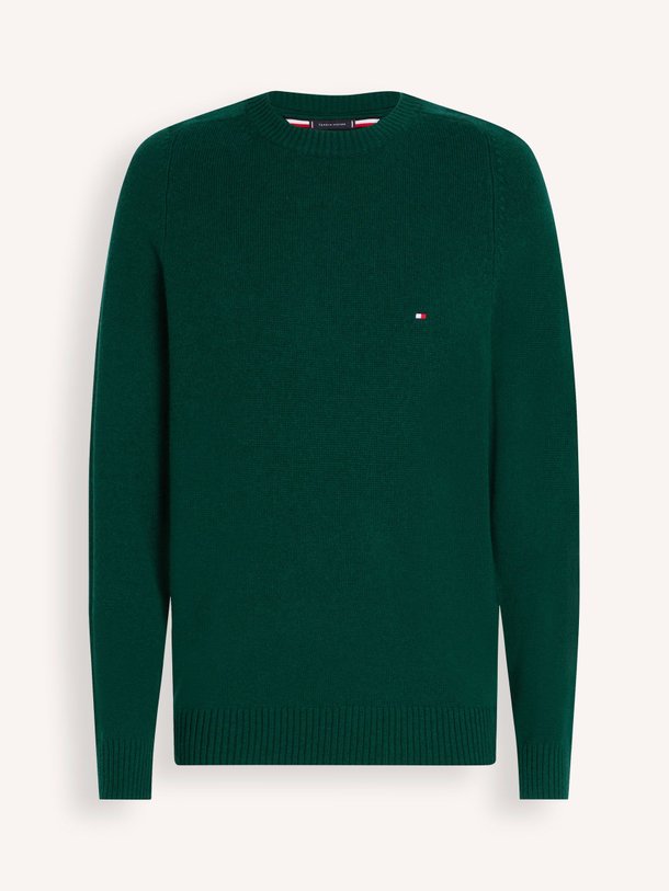 Ontdek de Wollen trui van Tommy Hilfiger in de kleur donkergroen bij Orangebag. Op werkdagen voor 21:45 besteld, morgen in huis.