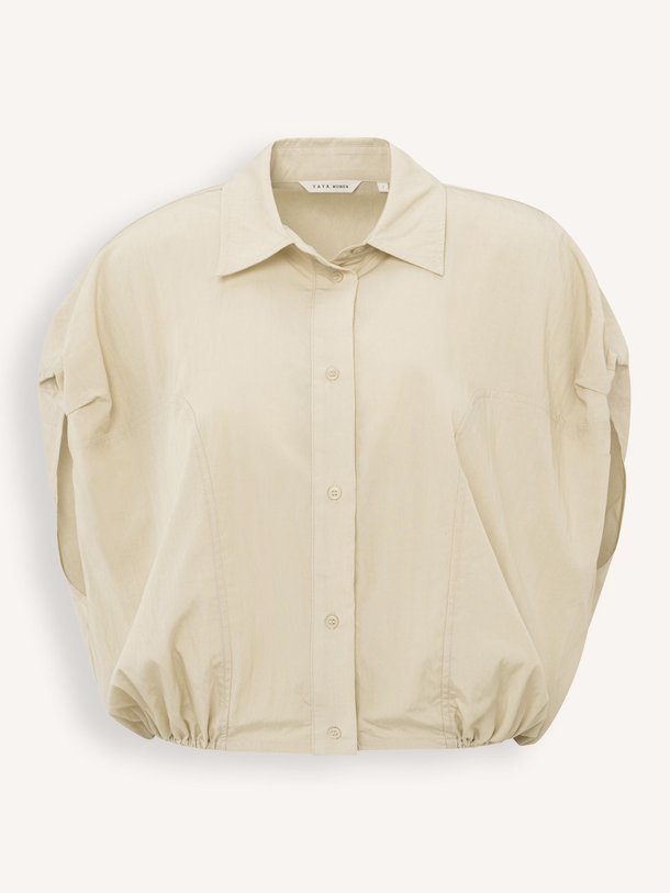 Ontdek de Viscosemix blouse van Yaya in de kleur beige bij Orangebag. Op werkdagen voor 21:45 besteld, morgen in huis.