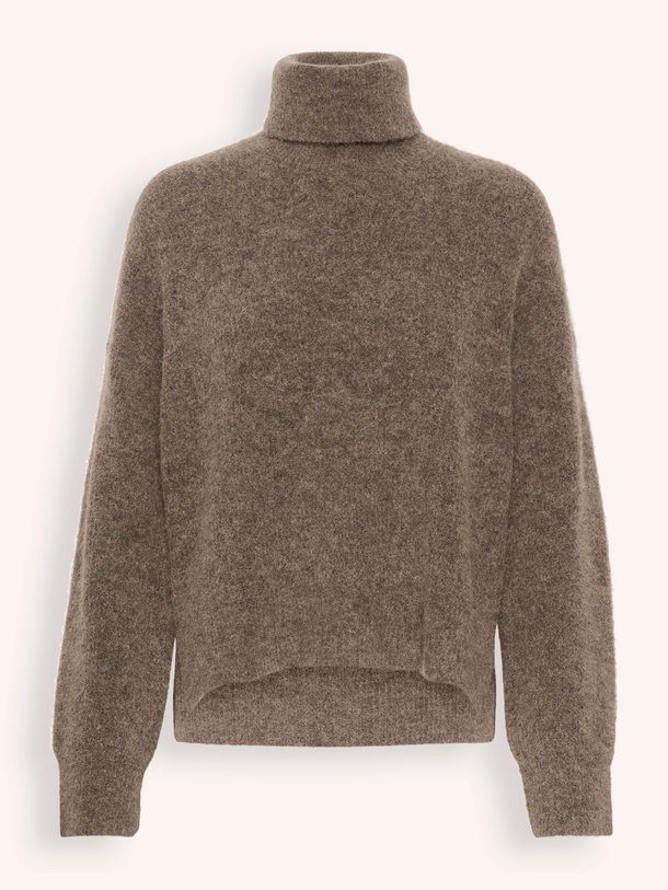 Ontdek de Alpha wolmix coltrui van Gestuz in de kleur bruin bij Orangebag. Op werkdagen voor 21:45 besteld, morgen in huis.