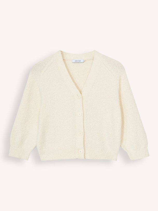 Ontdek de Veronica katoenmix bouclé vest van Knit-ted in de kleur Off-white bij Orangebag. Op werkdagen voor 21:45 besteld, morgen in huis.