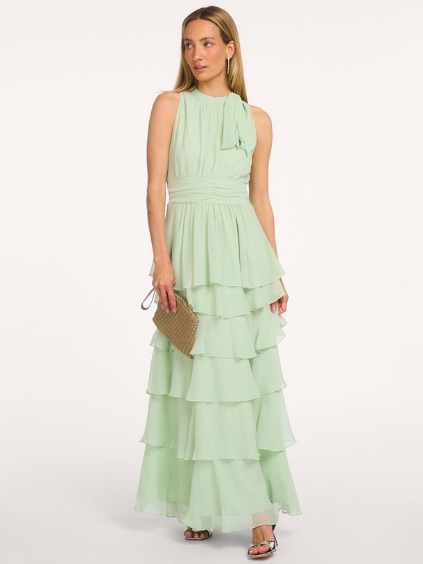 Ontdek de Marli Solid Chiffon Dress van Neo Noir bij Orangebag. Op werkdagen voor 21:45 besteld, morgen in huis.