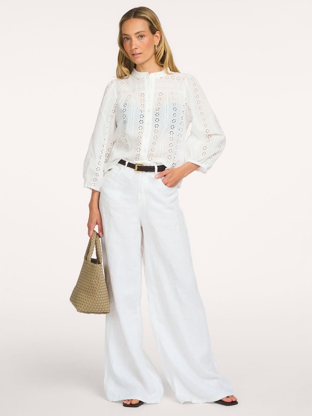 Lollys Laundry JuneLL Shirt 3/4 online kopen | Orangebag Ontdek de JuneLL Shirt 3/4 van Lollys Laundry bij Orangebag. Een prachtige witte blouse met verfijnde broderie details en een elegante pasvorm.