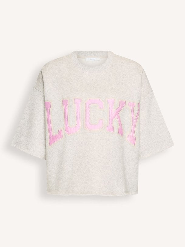 Ontdek de Willow katoenmix sweater met korte mouwen van By-Bar in de kleur Lichtgrijs bij Orangebag. Op werkdagen voor 21:45 besteld, morgen in huis.