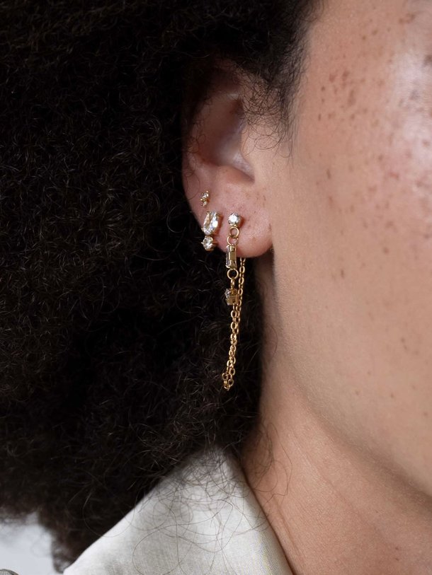 Ontdek de Vergulde oorbellen met strass van Ellen Beekmans in de kleur Goudkleur bij Orangebag. Op werkdagen voor 21:45 besteld, morgen in huis.