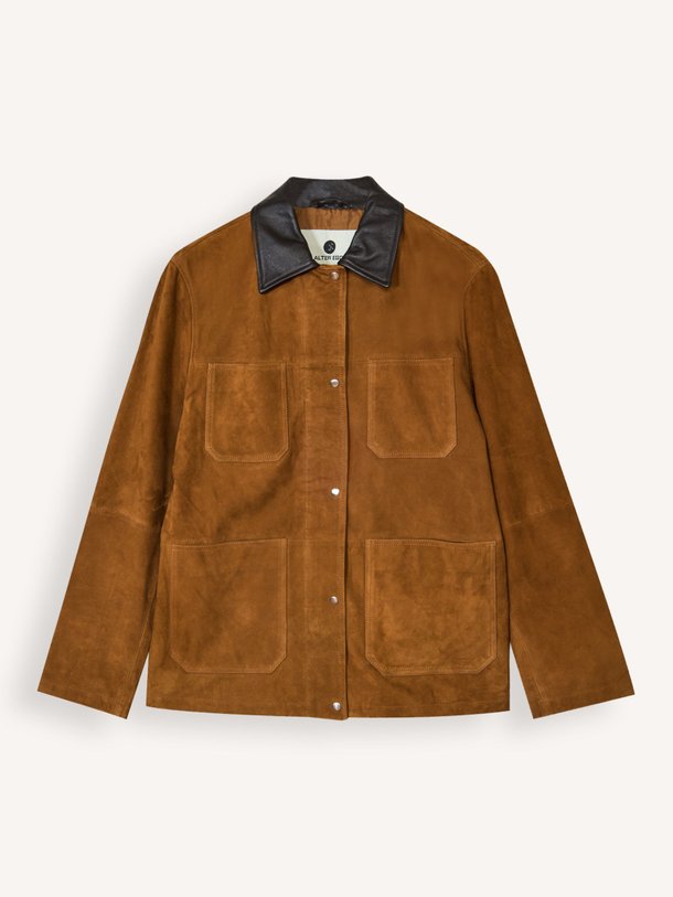 Ontdek de Gabby suède jack van Alter Ego in de kleur Cognac bij Orangebag. Op werkdagen voor 21:45 besteld, morgen in huis.