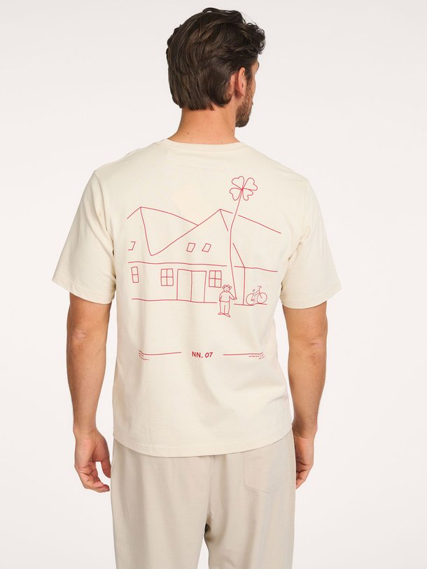 Ontdek de Jett organic cotton T-shirt van NN.07 in de kleur Ecru bij Orangebag. Op werkdagen voor 21:45 besteld, morgen in huis.