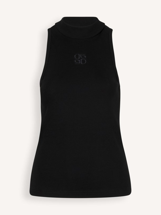 Ontdek de Lako katoenmix rib logo tanktop van Dante 6 in de kleur zwart bij Orangebag. Op werkdagen voor 21:45 besteld, morgen in huis.