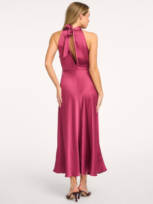 Ontdek de Rheo geweven maxi jurk van Samsoe Samsoe in de kleur Roze bij Orangebag. Op werkdagen voor 21:45 besteld, morgen in huis.