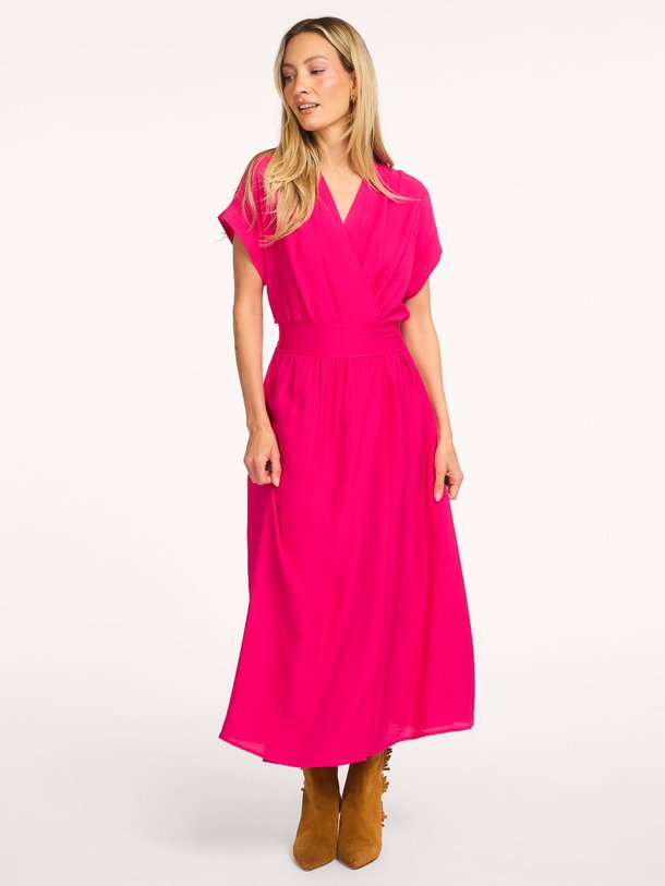 Ontdek de Fresa viscosemix maxi jurk van La Fee Maraboutee in de kleur Roze bij Orangebag. Op werkdagen voor 21:45 besteld, morgen in huis.