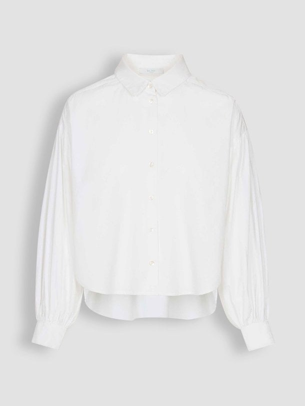 By-Bar Sarah - Katoenen Blouse - Wit Ontdek de Sarah katoenen blouse van By-Bar in de kleur wit bij Orangebag. Op werkdagen voor 21:45 besteld, morgen in huis.