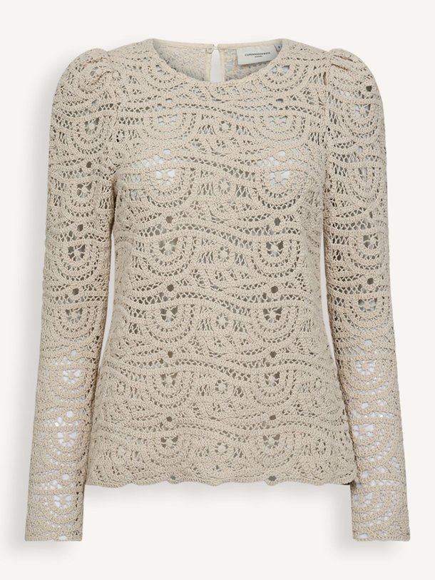 Ontdek de Karla katoenen opengewerkte top van Copenhagen Muse in de kleur beige bij Orangebag. Op werkdagen voor 21:45 besteld, morgen in huis.
