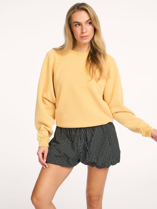 Ontdek de Fella katoenen sweater van Bellerose in de kleur Geel bij Orangebag. Op werkdagen voor 21:45 besteld, morgen in huis.