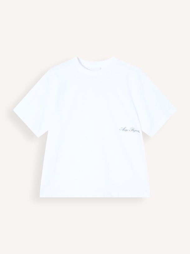 Ontdek de Katoenen T-shirt van Ange Projects in de kleur Wit bij Orangebag. Op werkdagen voor 21:45 besteld, morgen in huis.