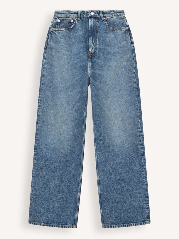 Ontdek de Sashelly high waist wide leg non-stretch jeans van Samsoe Samsoe in de kleur donkerblauw bij Orangebag. Op werkdagen voor 21:45 besteld, morgen in huis.