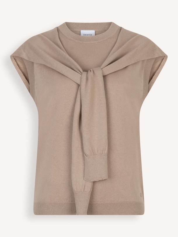 Ontdek de Fraya wol/katoenmix top van Dante 6 in de kleur Zand bij Orangebag. Op werkdagen voor 21:45 besteld, morgen in huis.