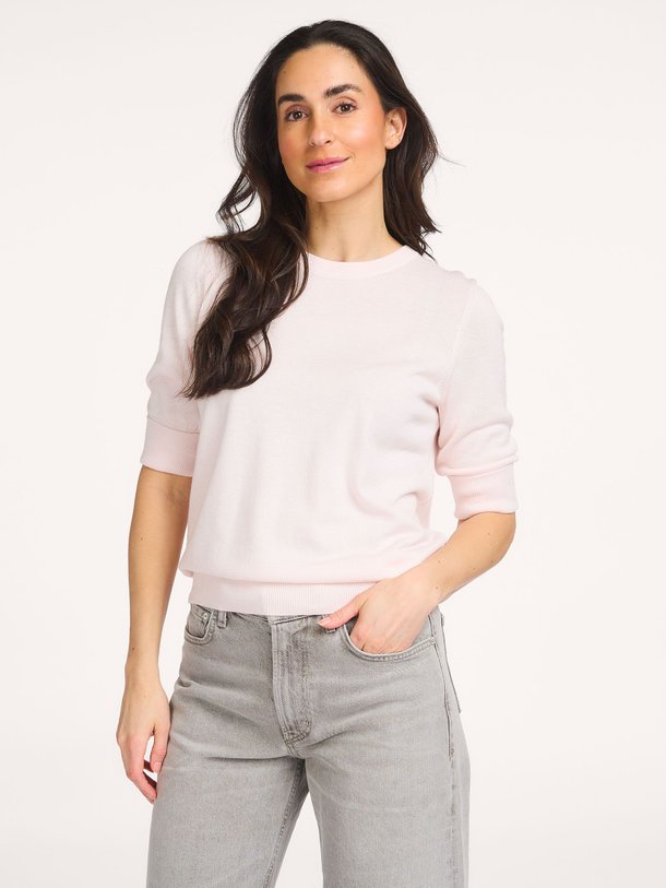 Ontdek de Katoen/viscosemix trui van Repeat in de kleur Poeder bij Orangebag. Op werkdagen voor 21:45 besteld, morgen in huis.