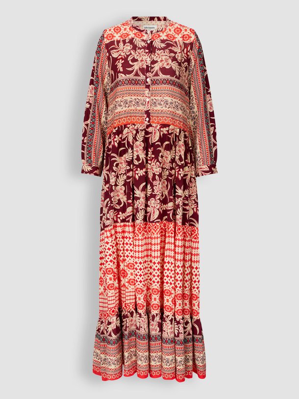 Ontdek de Nee eco vero viscose maxi jurk van Lollys Laundry in de kleur rood bij Orangebag. Op werkdagen voor 21:45 besteld, morgen in huis.