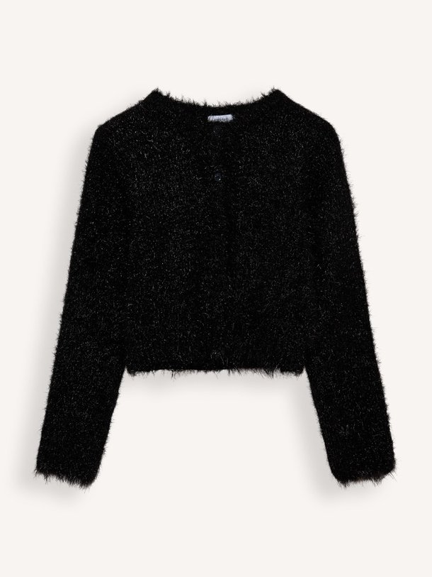 Ontdek de Lynn gebreid vest met lurex van Knit-ted in de kleur zwart bij Orangebag. Op werkdagen voor 21:45 besteld, morgen in huis.